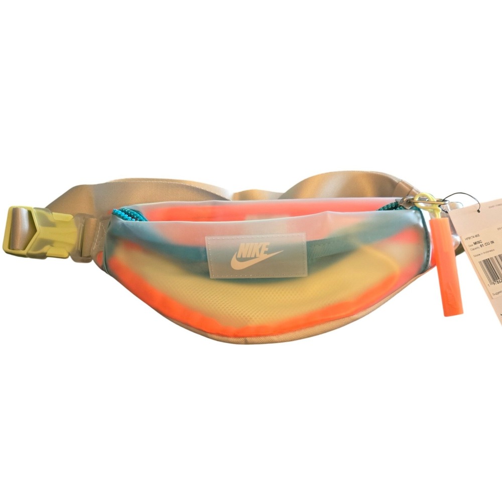 Nike Heritage Fanny Pack Unisex MISC Multi-Color New Translucent Waist Bag